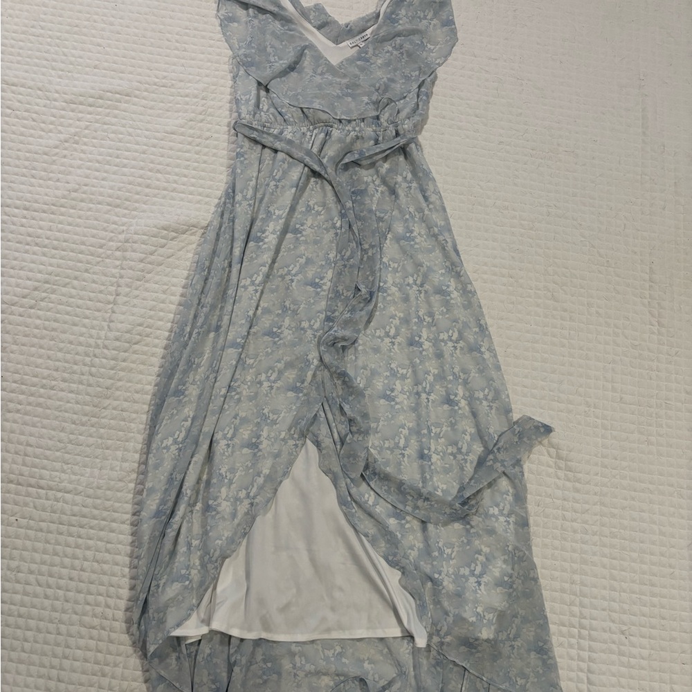 Baltic Born Elegant Blue Floral Women's Dress